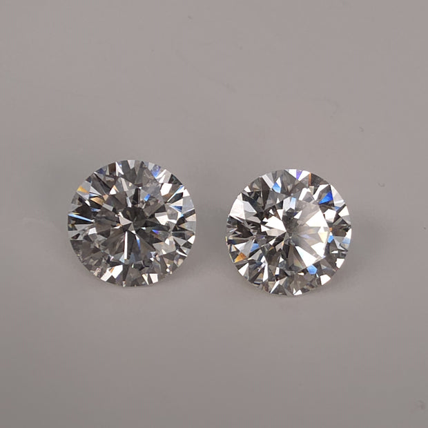 [ 6.12-Carat ] White Lab Diamond Pair