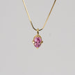 //02.quantum + 18k Yellow Gold Chain