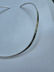 Silver Choker 4mm, curve