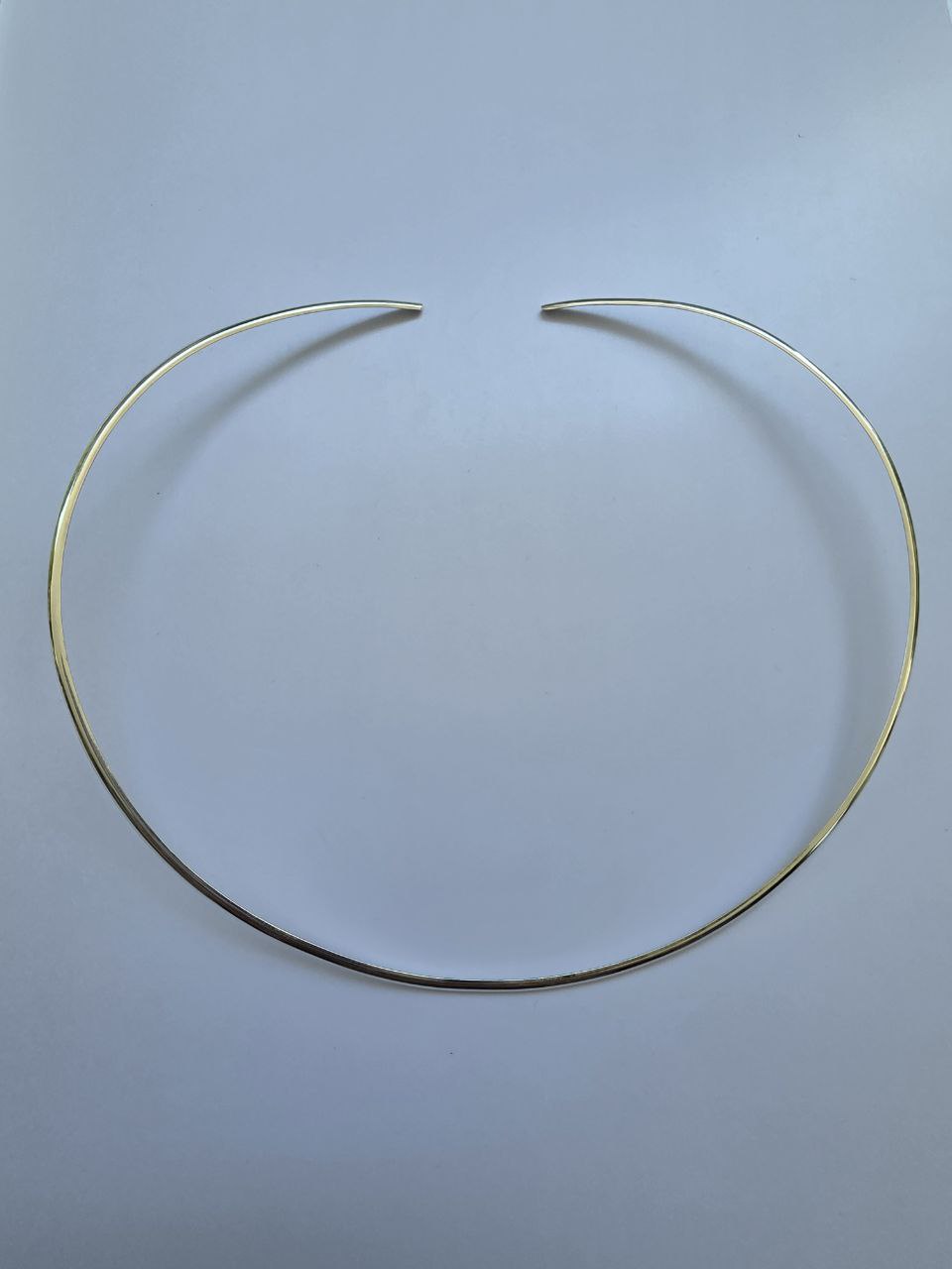 Silver Choker 3mm, light curve