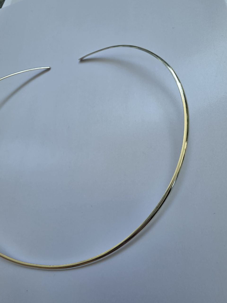 Silver Choker 3mm, light curve