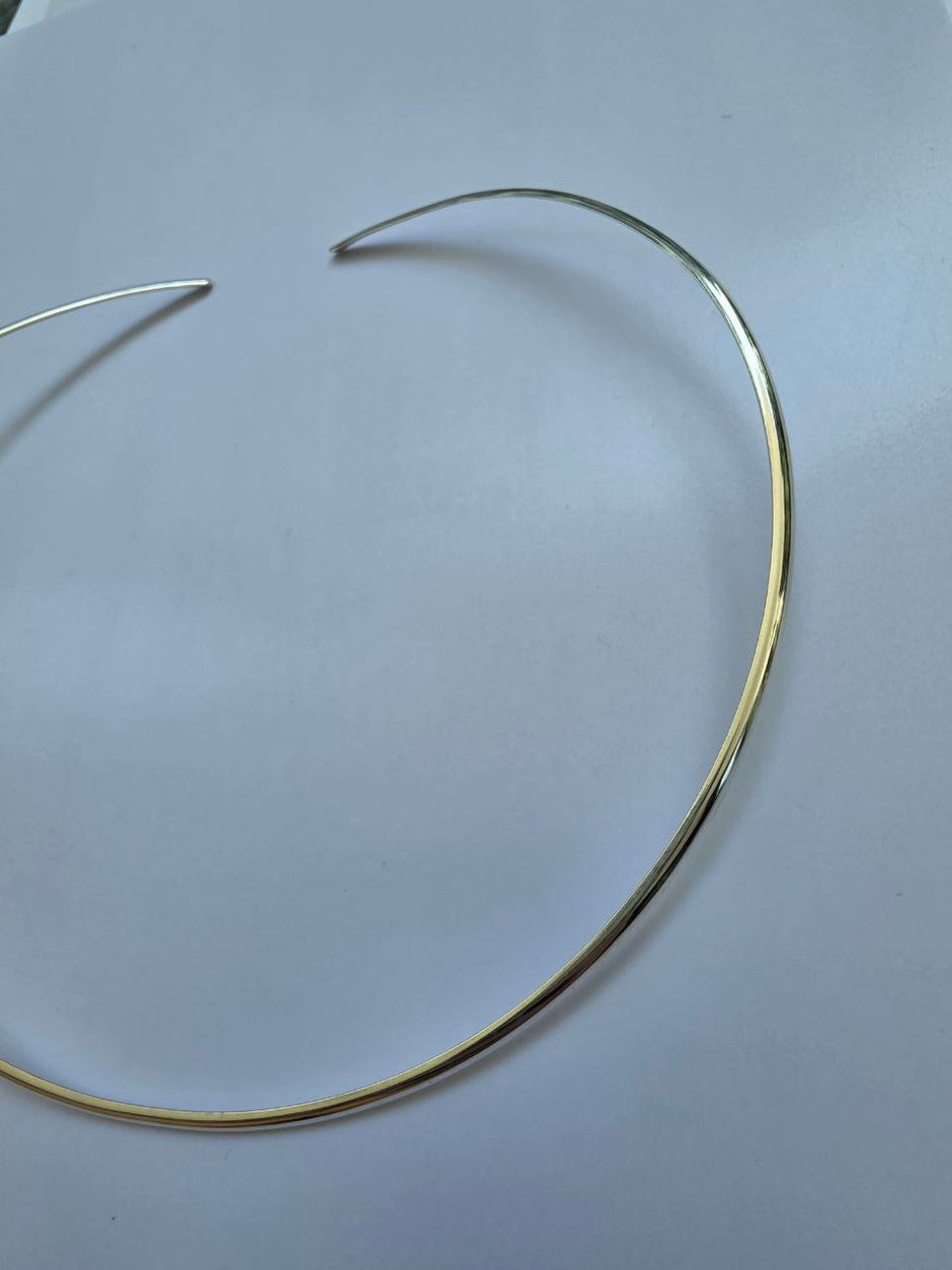 Silver Choker 3mm, light curve