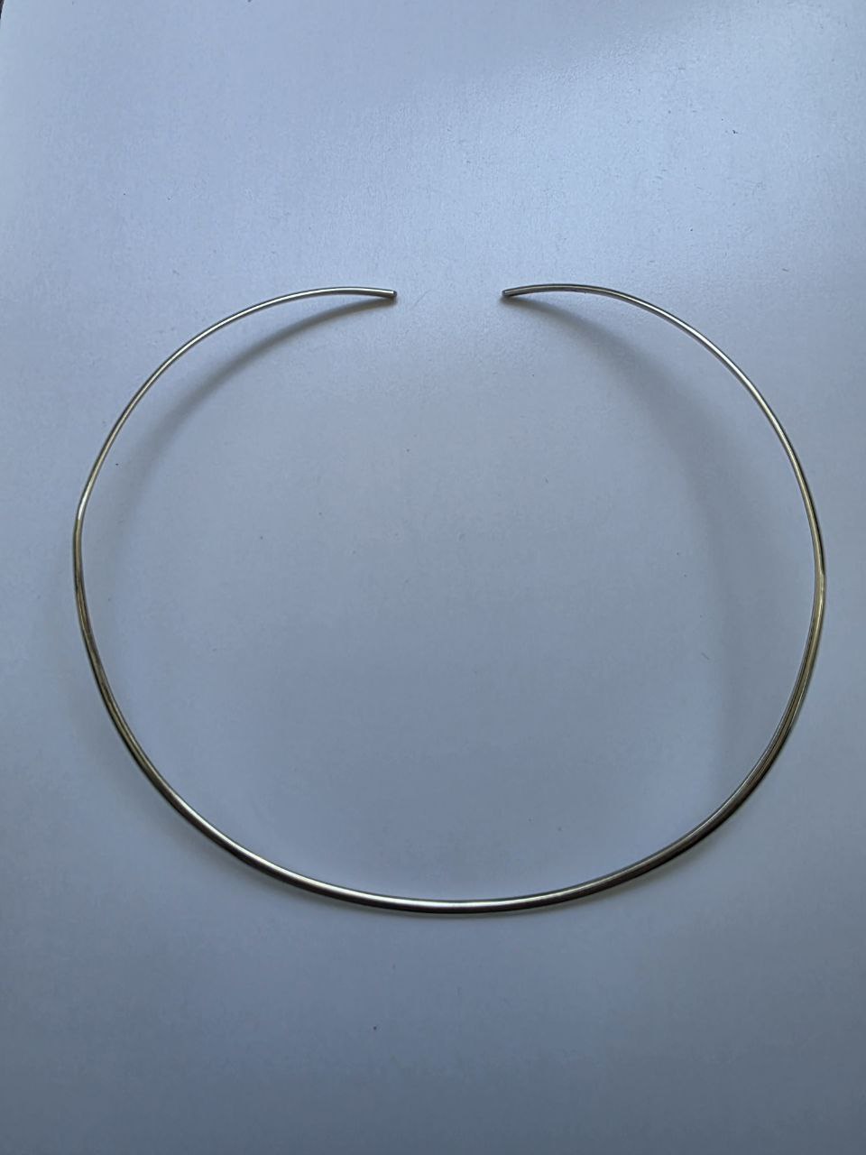 Silver Choker 3mm, light curve