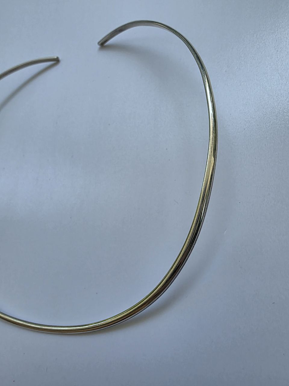 Silver Choker 3mm, light curve