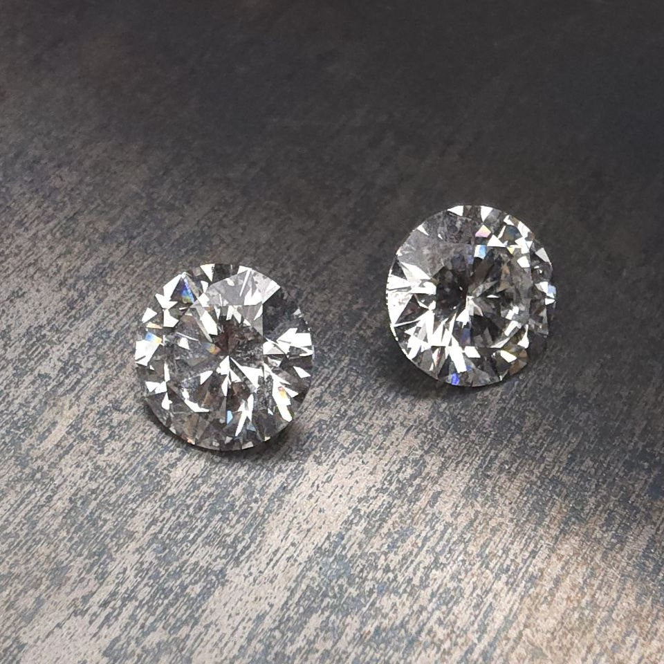 [ 6.12-Carat ] White Lab Diamond Pair